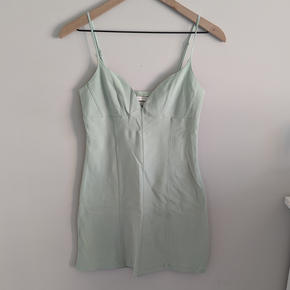 Urban Outfitters Pastel Green Bodycon Mini Dress